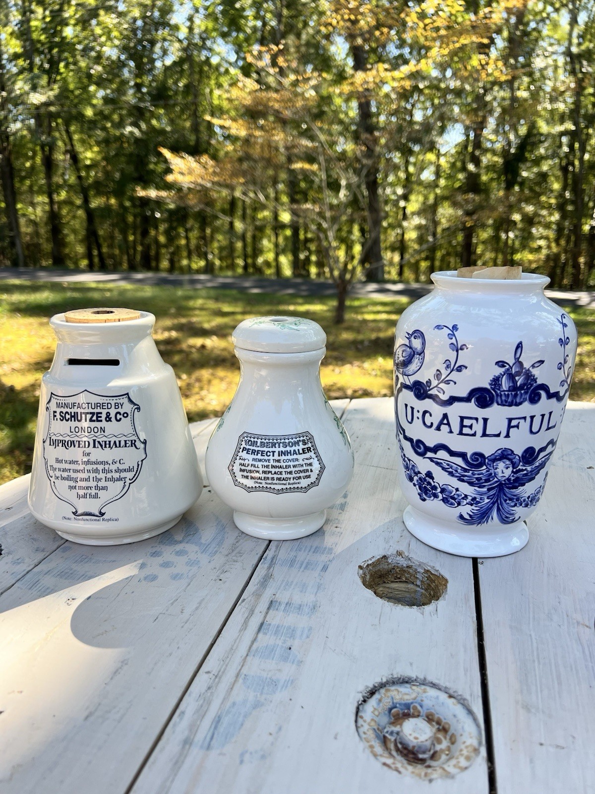 3 Eli Lilly Replicas Westminster & Gilbertson’s Inhaler Pharmaceutical