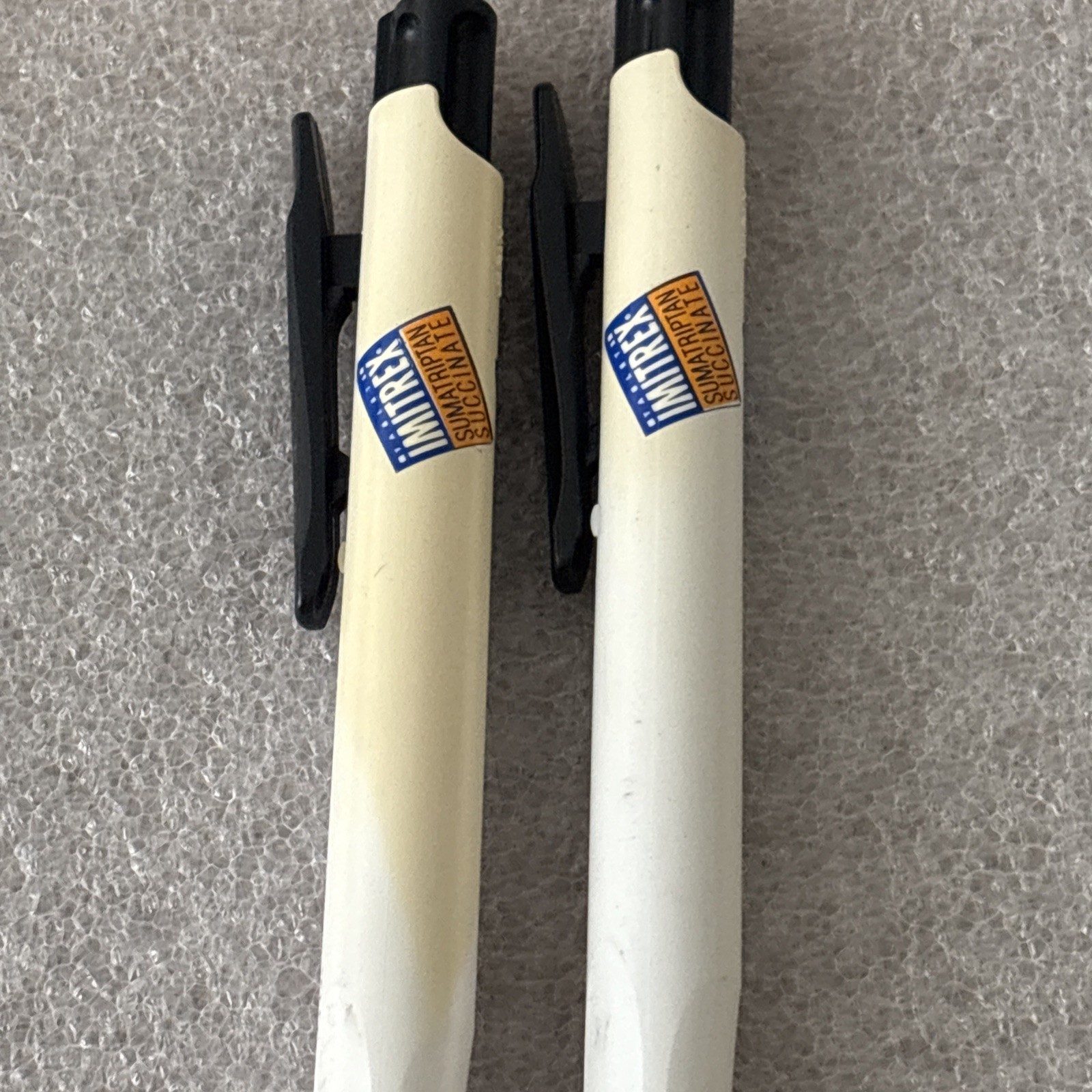 (2) IMITREX Pharma Drug Rep Promo Old Pencil Shaped Pens