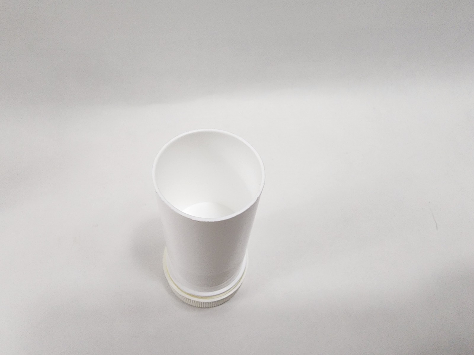 .5 (1/2) Oz White Plastic Ointment Container Jars With White Caps Lot Of 12