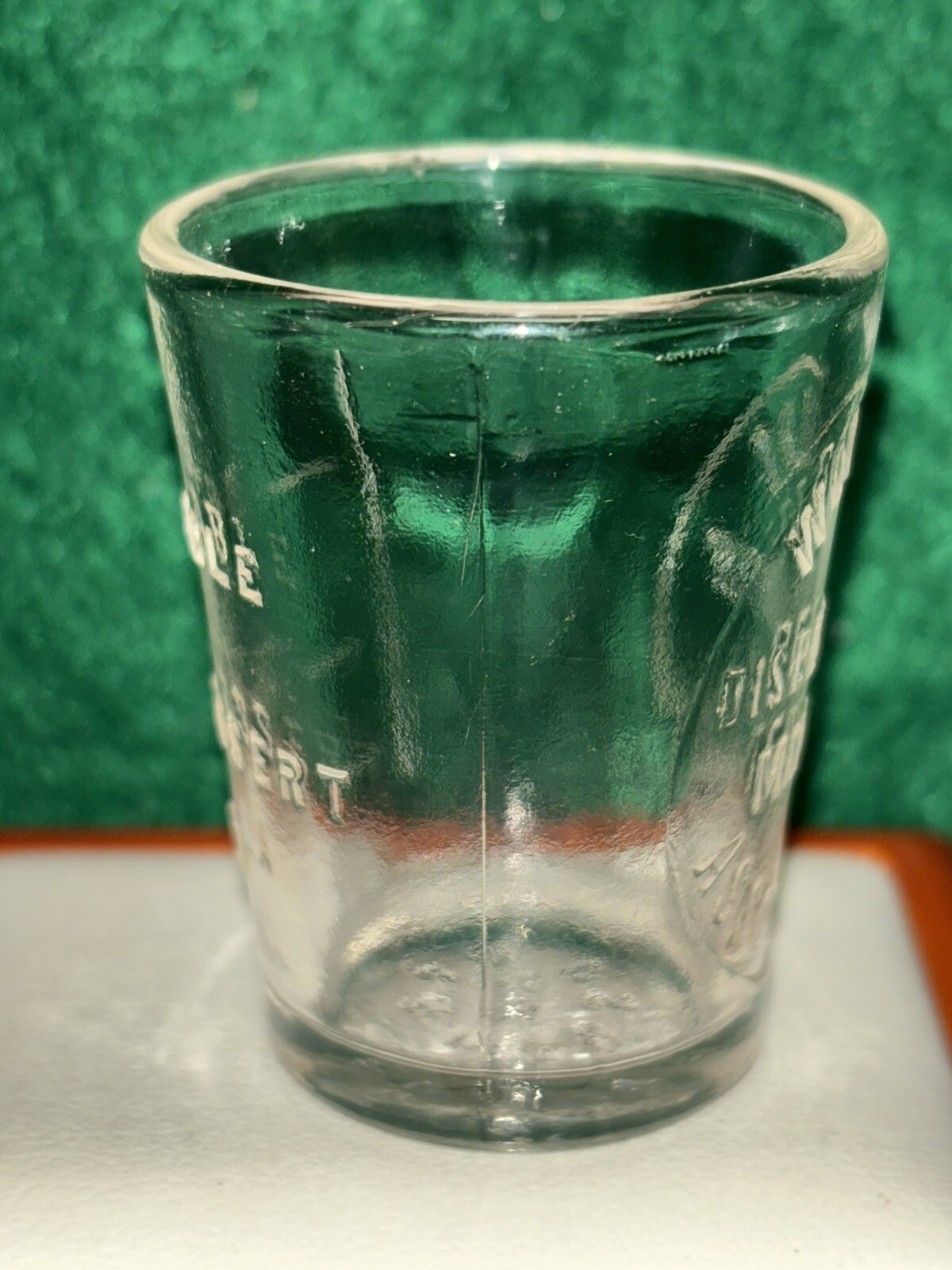 RARE!! Vintage 1900’s Glass World’s Dispensary Medical Association Dosage Cup