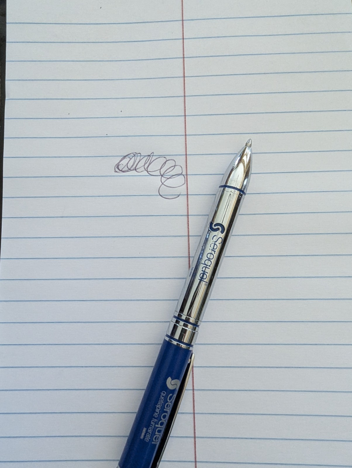 Seroquel Heavy Metal Twist PEN Drug Rep Pharmaceutical Promo Medical Advertising