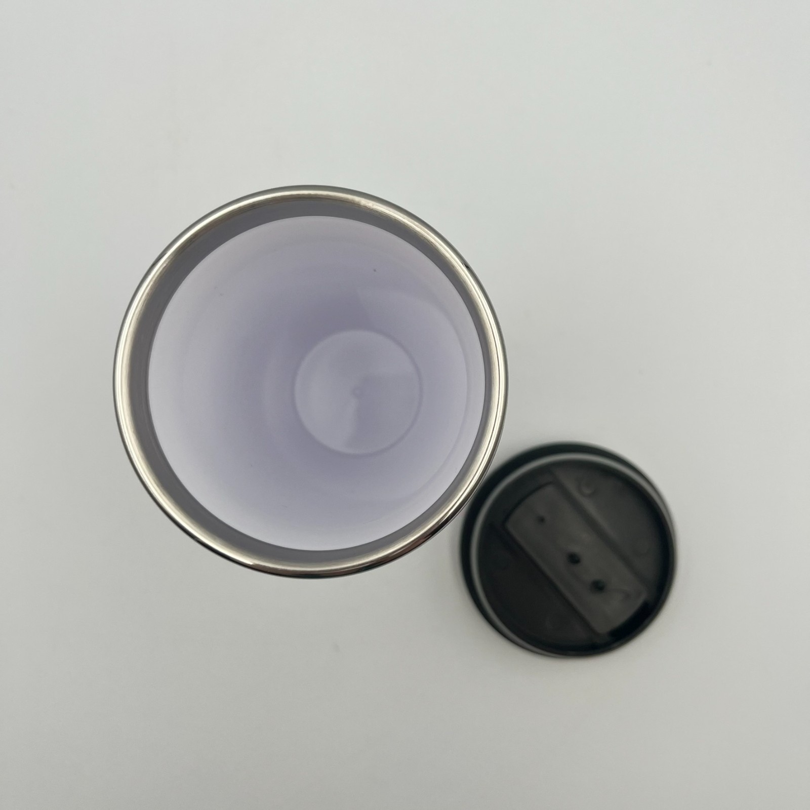 Caduet Curvy Double Wall Tumbler Travel Coffee Mug Cup Pharma Ad Marketing Promo
