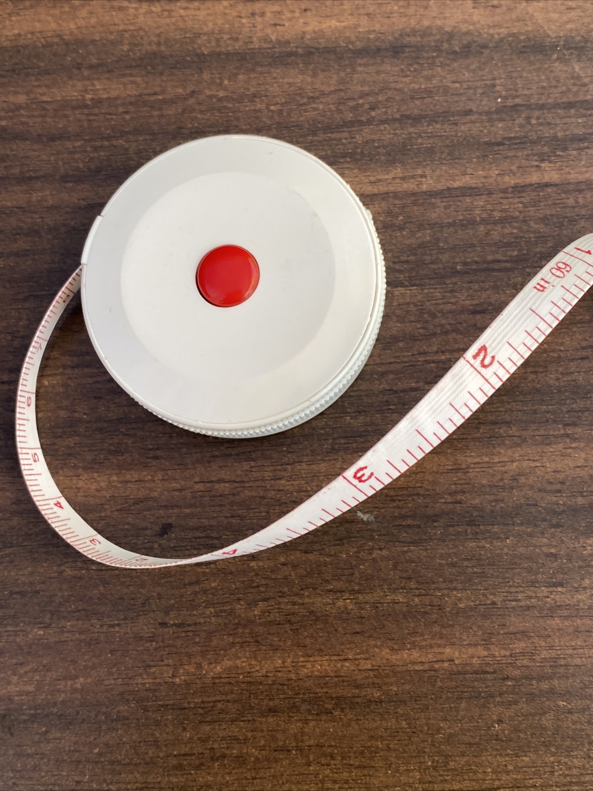Lot Of 2 VINTAGE ECLECTIC RETRACTABLE ROUND POCKET RULER – NEW OLD STOCK