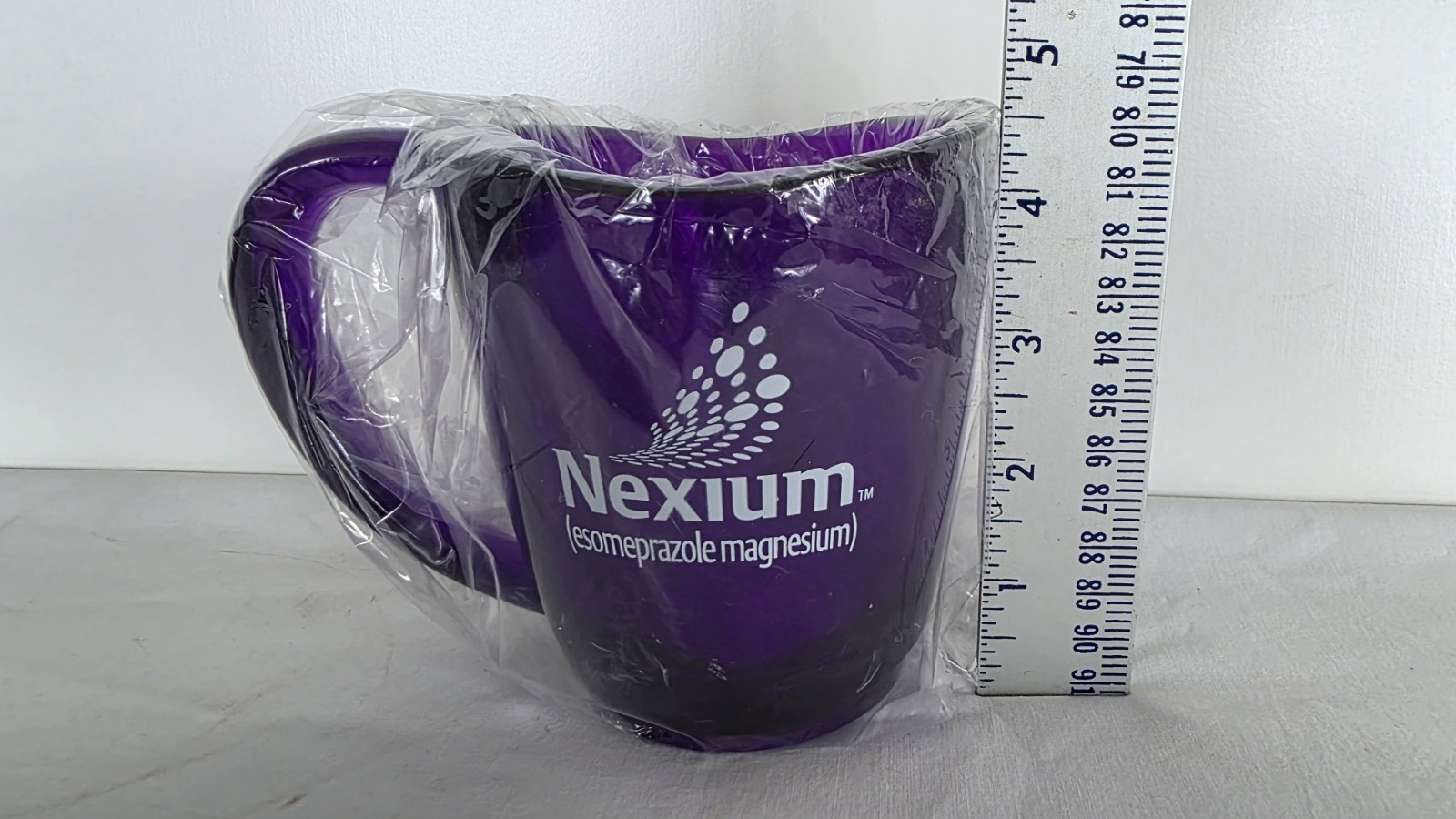Nexium Mug The Purple Pill AstraZeneca AZ Pharmaceutical Advertising Promotional