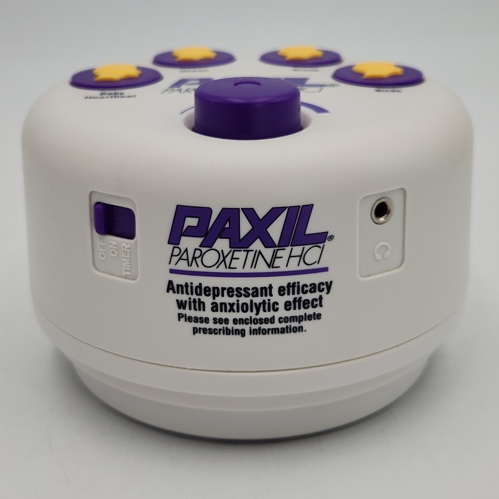 Vintage Paxil Paroxetine HCI White Noise Sound Machine Tested Works See Video