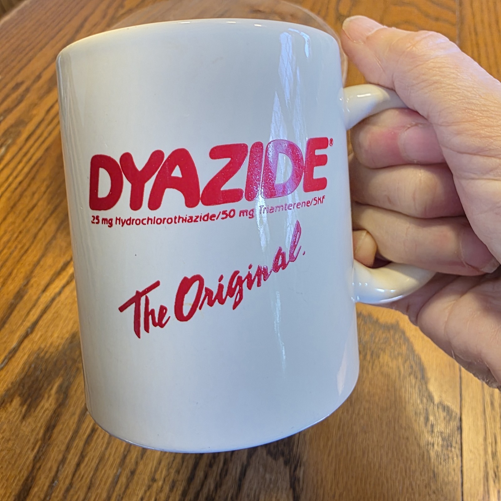 DYAZIDE Ceramic Mug Cup Drug Rep Pharma Promo Medicine Advertising Prop CLEAN
