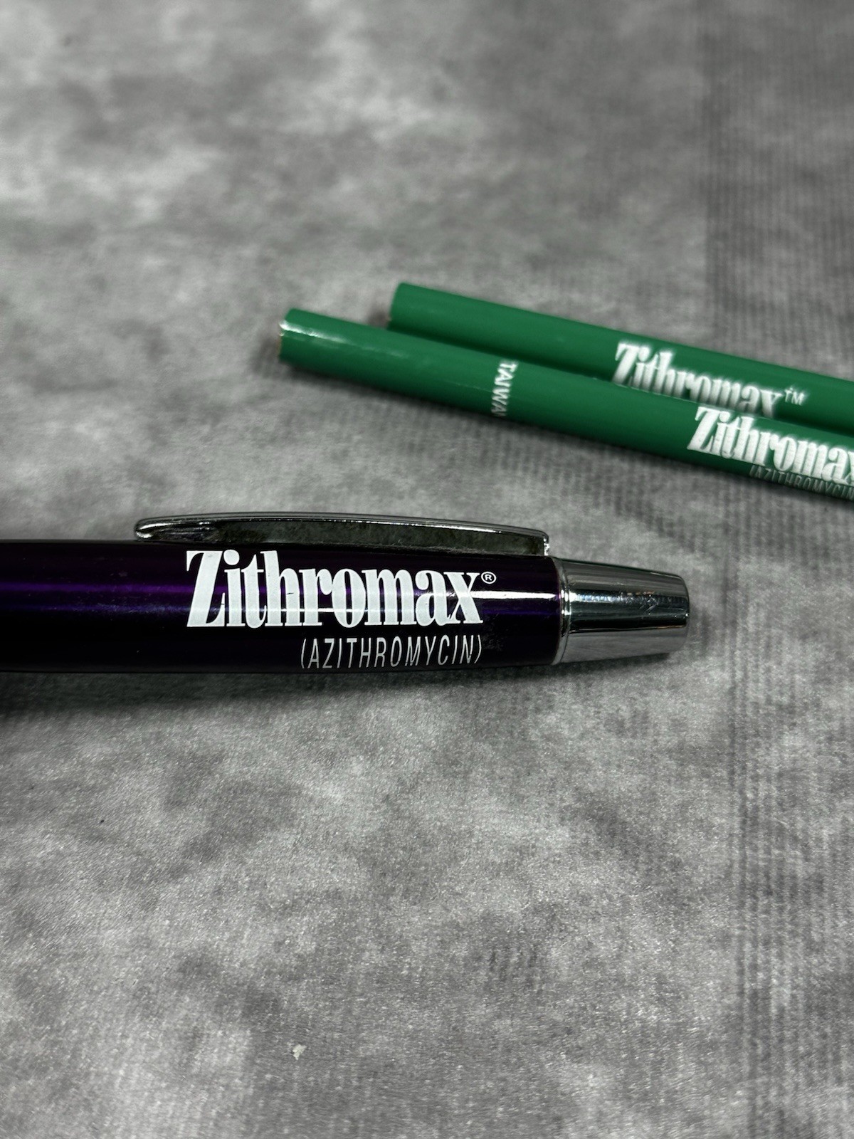 Vintage Pharmaceutical Rep Advertising Ink Pen Pencils