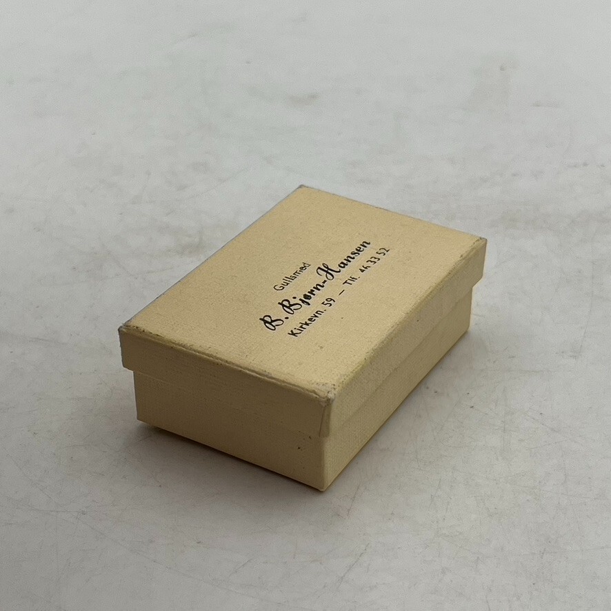 VTG Cardboard PILL BOX prescription Gullsmed Pharmacy Kirkevn Bjorn Hansen