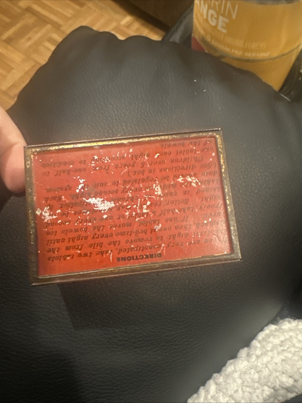 Vintage Herbal Medicine Tin Rival Herb Tablets Montreal Detroit Herbal Remedy