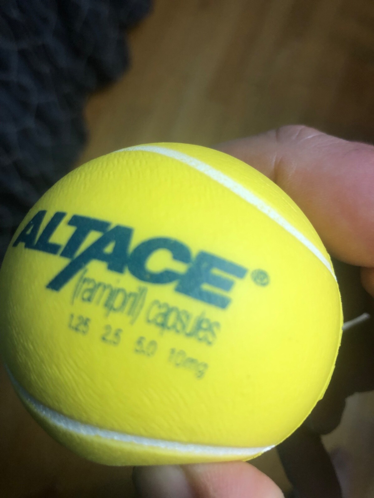 Altace Pharmacy Drug Rep Ramipril Capsules 5mg 10 1.25 2.5 Tennis Ball Ace