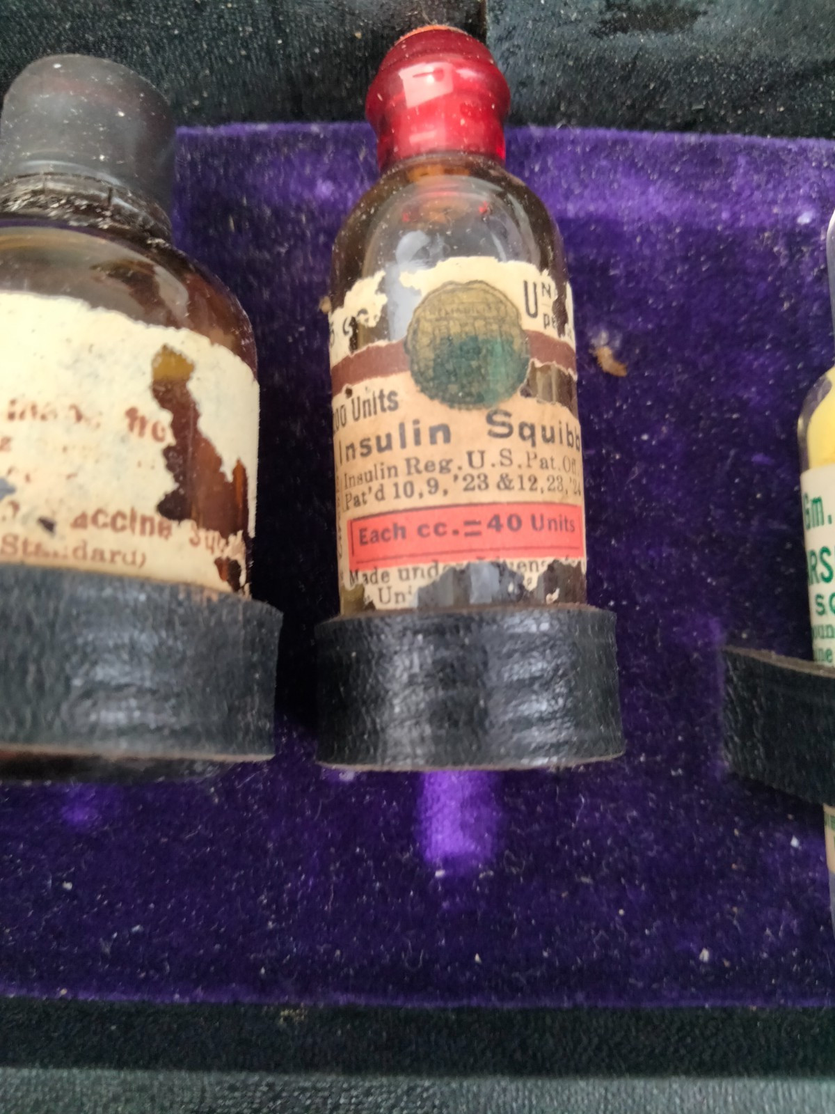 Squibb Pharmaceutical Representative Velvet Lined Sales Kit Early 20th Century