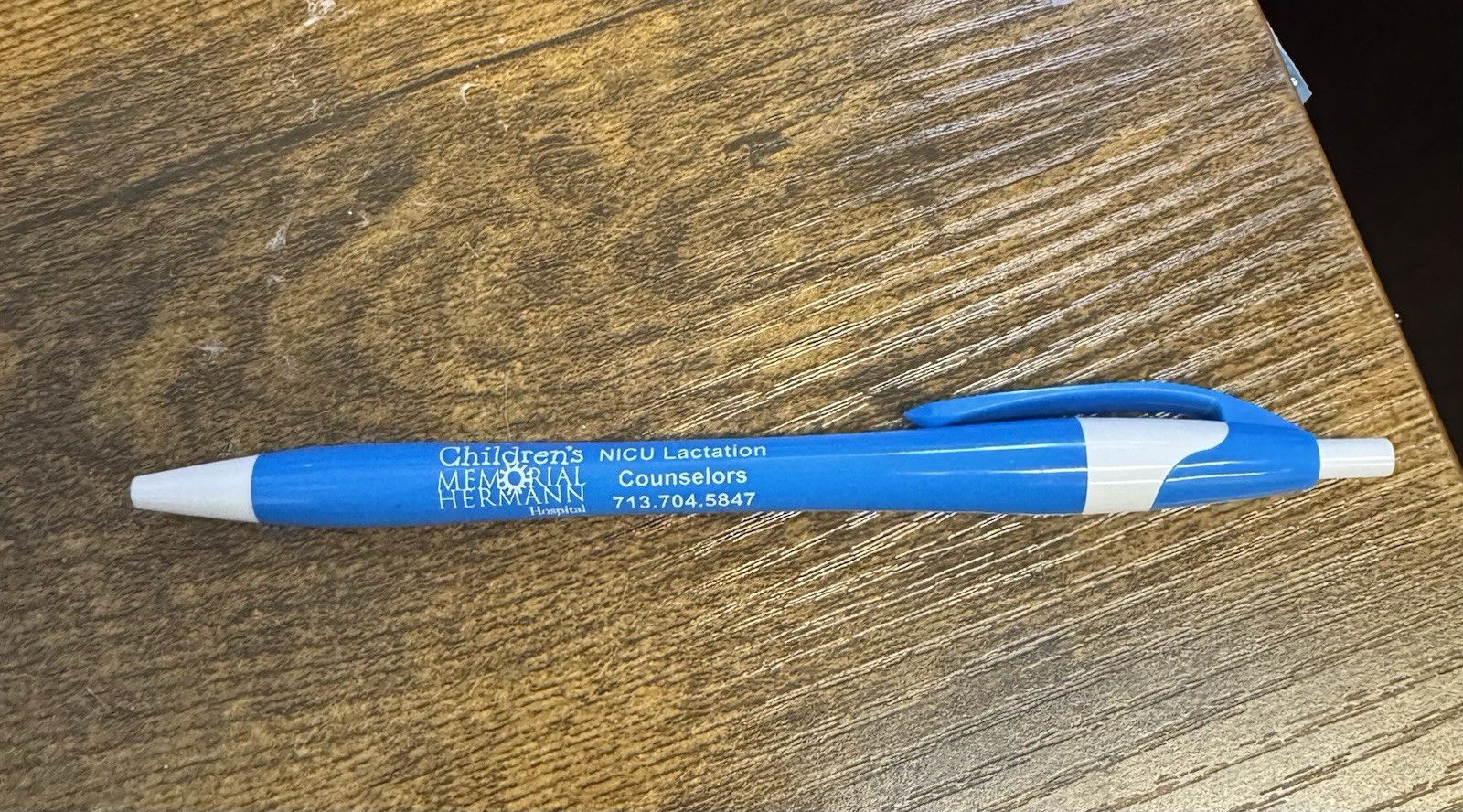 Children’s Memorial Herman Hospital NICU Promotional Pen Marketing Collectible