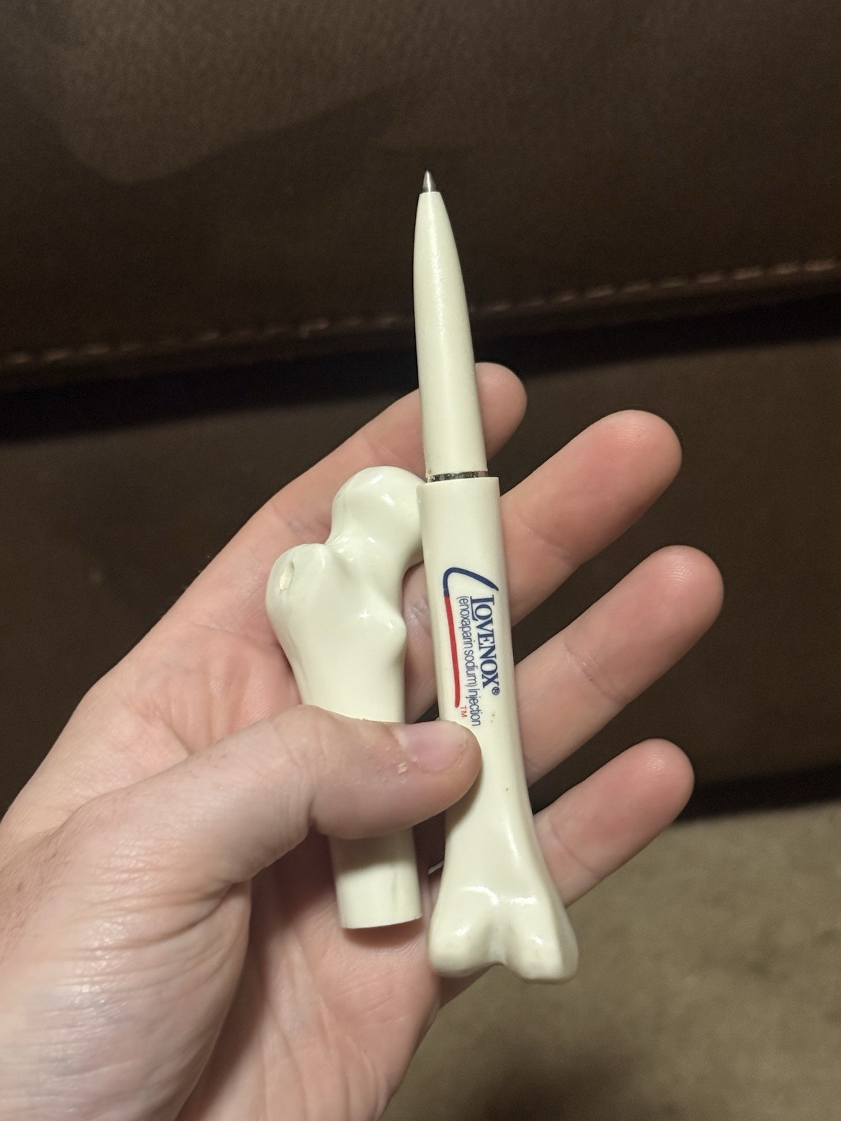 LOVENOX Pen Drug Rep Bone Shape Pharma Collectible Pre-2005