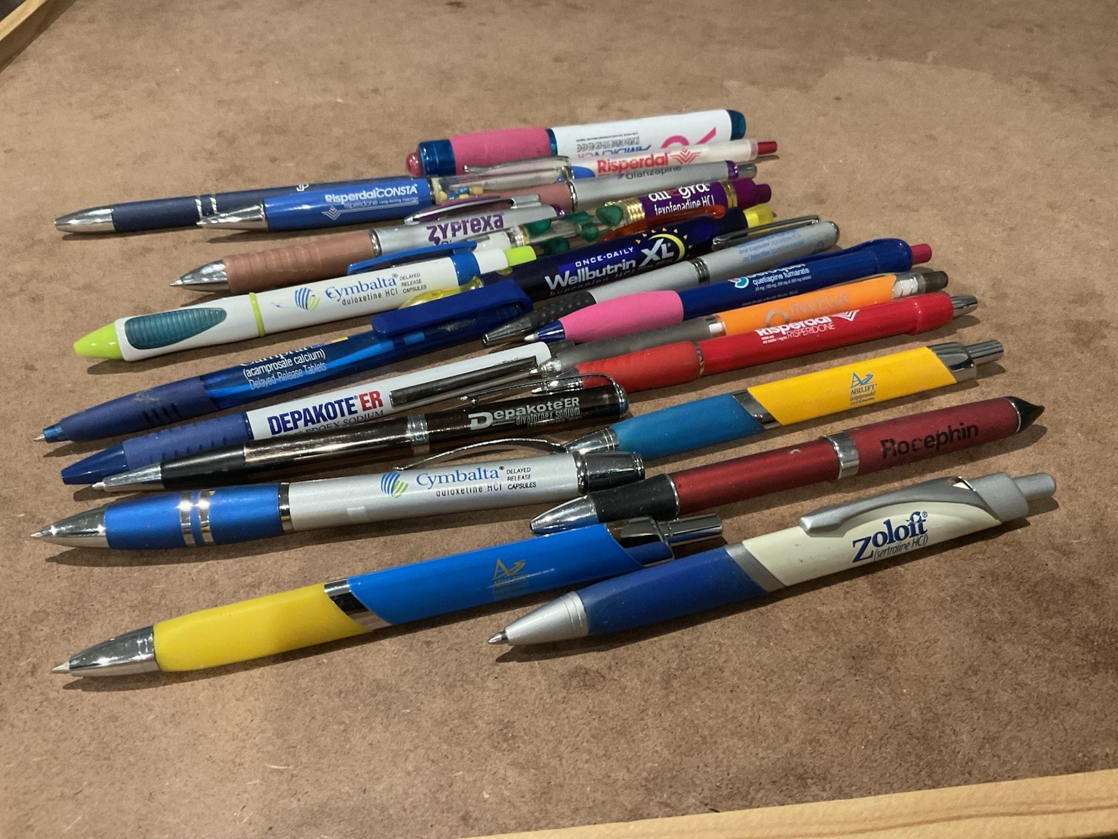 Pharmaceutical Drug Rep Collectible Promo Pens Assorted Lot of 20