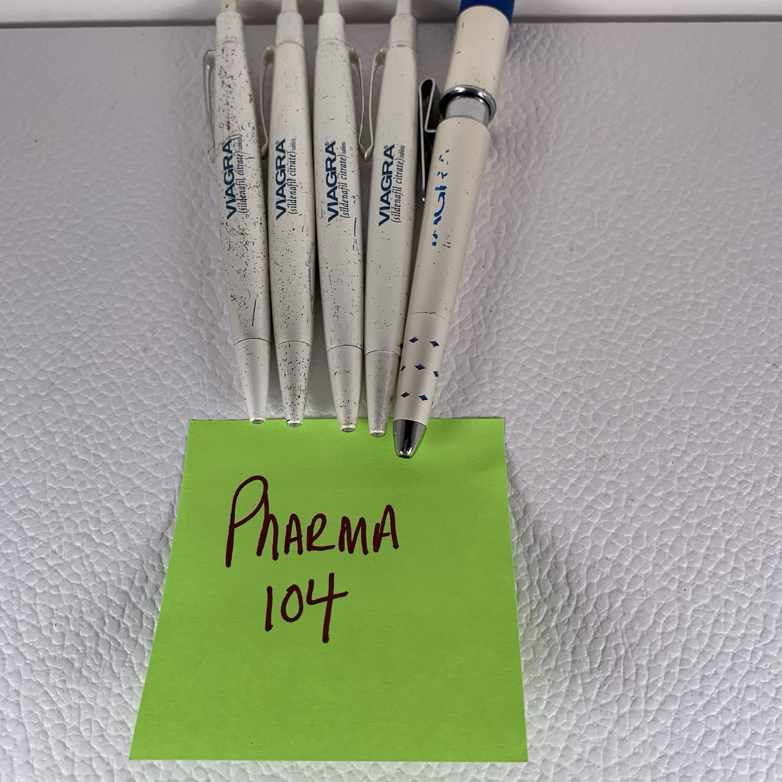 Viagra Heavy Metal Pen Pharma Drug Rep Collectible Pen Lot Of 5 Scratches workin