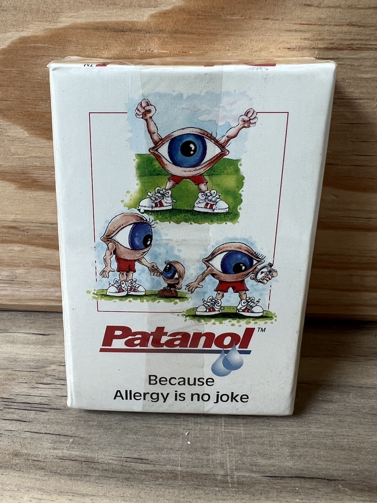 EYEBALL MAN Patanol Pharmaceutical Playing Cards Deck NEW
