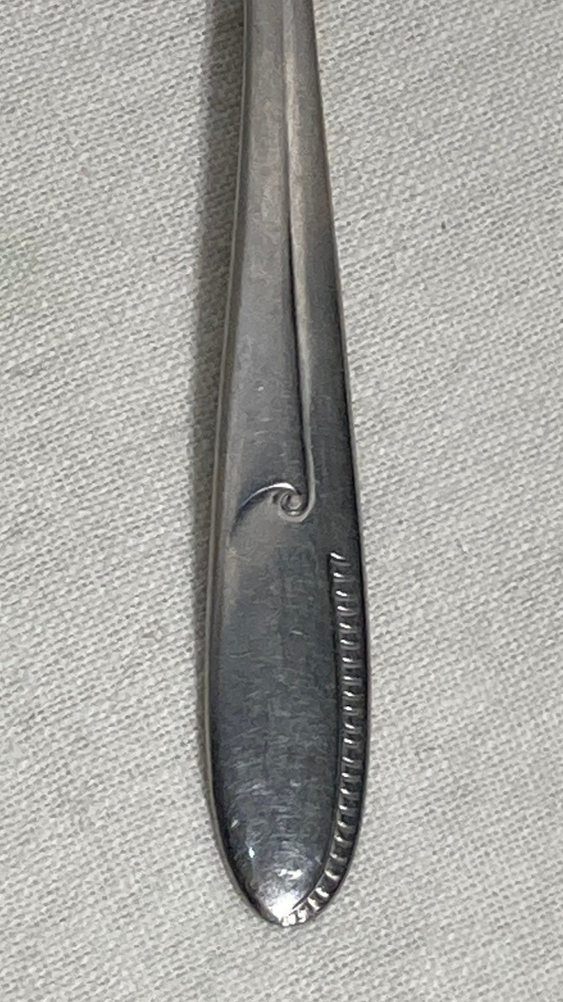 Vntg Stainless Steel Small Apothecary Medicine Rx Spoon 4 1/2″ L USA