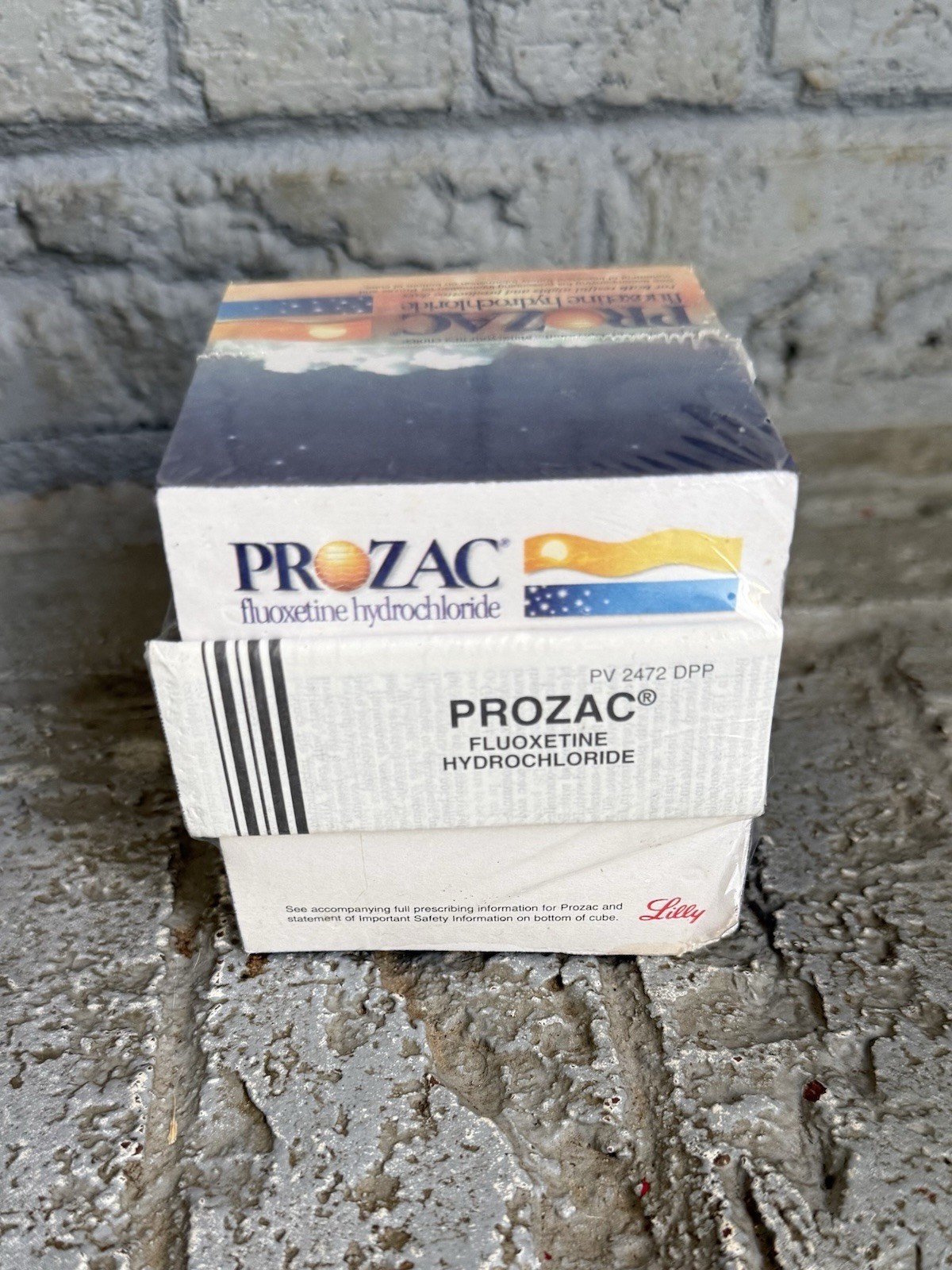 Vintage Prozac Lilly Pharmaceutical Drug Rep Sticky Notes Block 1998 NEW