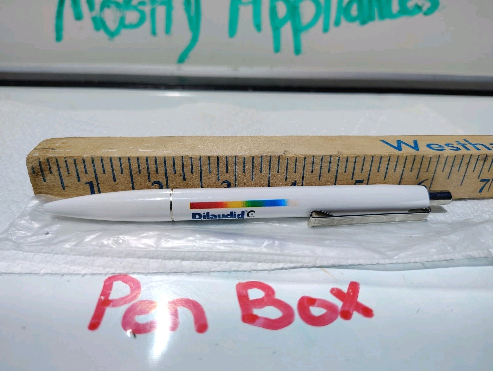 DILAUDID PEN Hydromorphone Plastic Scroll -Pharmaceutical Promo Drug Rep Swag