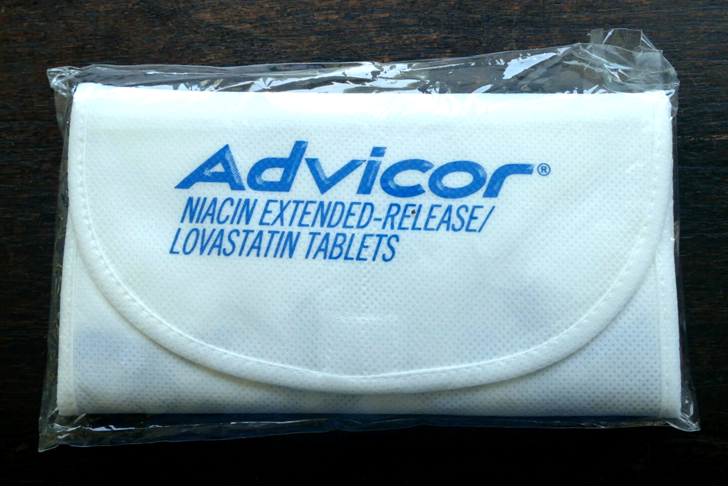 ADVICOR NIASPAN NEW Cloth Shopping Bag Sack Foldable PHARMA DRUG REP Advertising