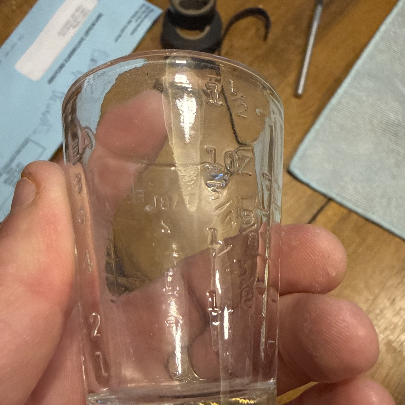 Vintage Apothecary Measuring Glass “Dessert” Marker Medicine Shot Glass