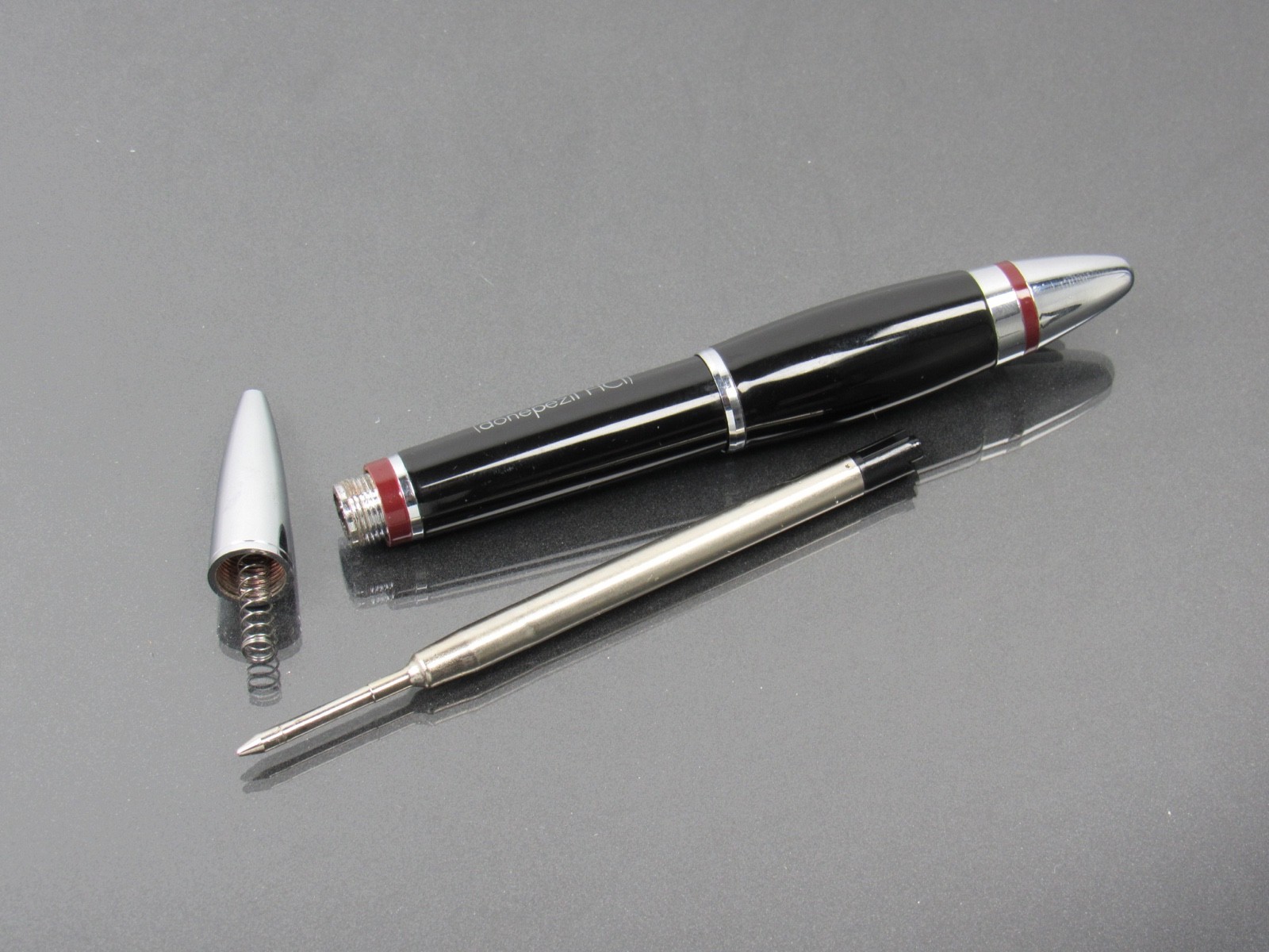 Black & Silver Aricept Metal PEN Drug Rep Pharmaceutical Promo Advertising