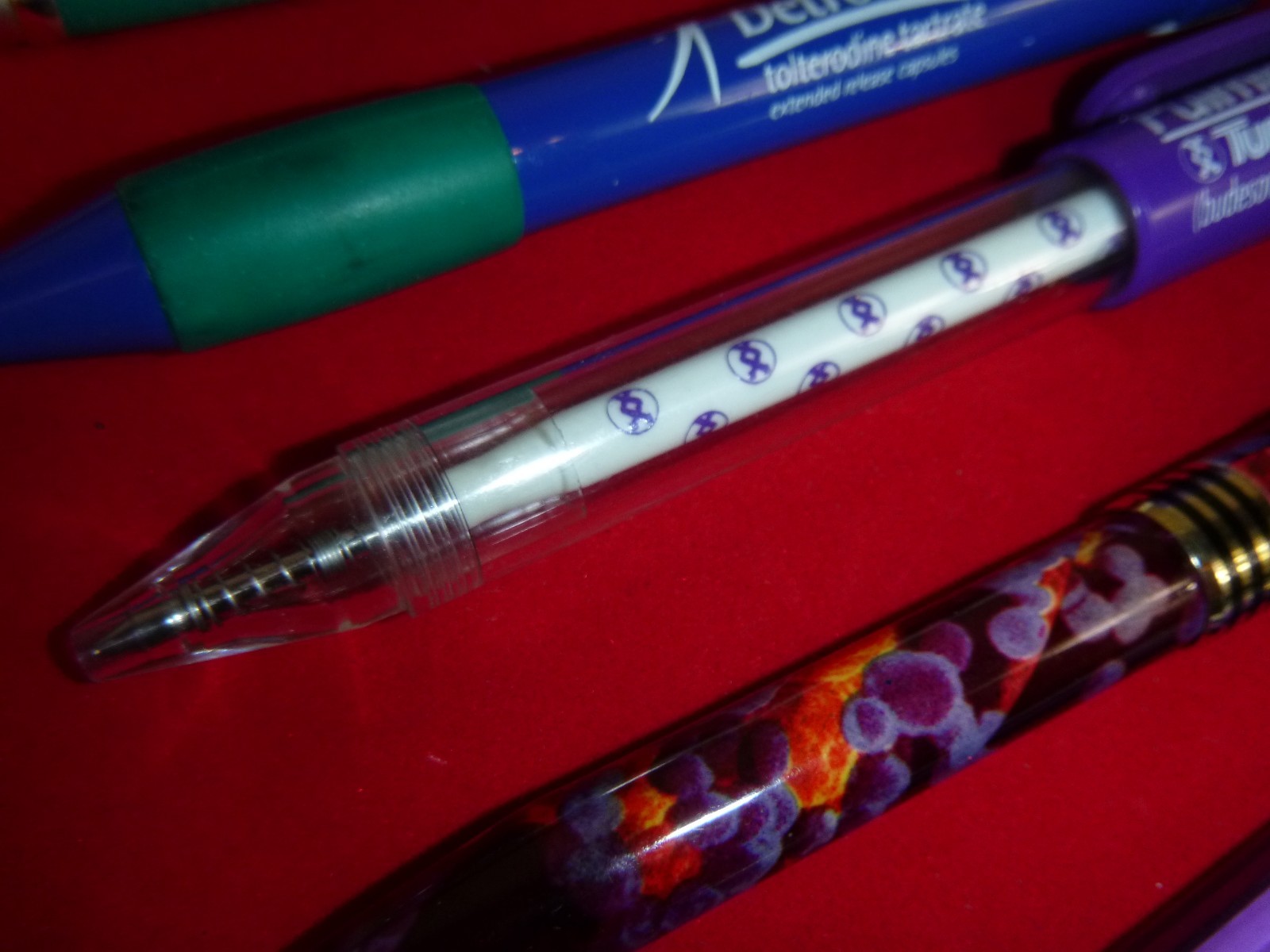Lot of 15 Ink Pen Drug Pharmaceutical Rep Advertising Heavy Metal Plastic Twist