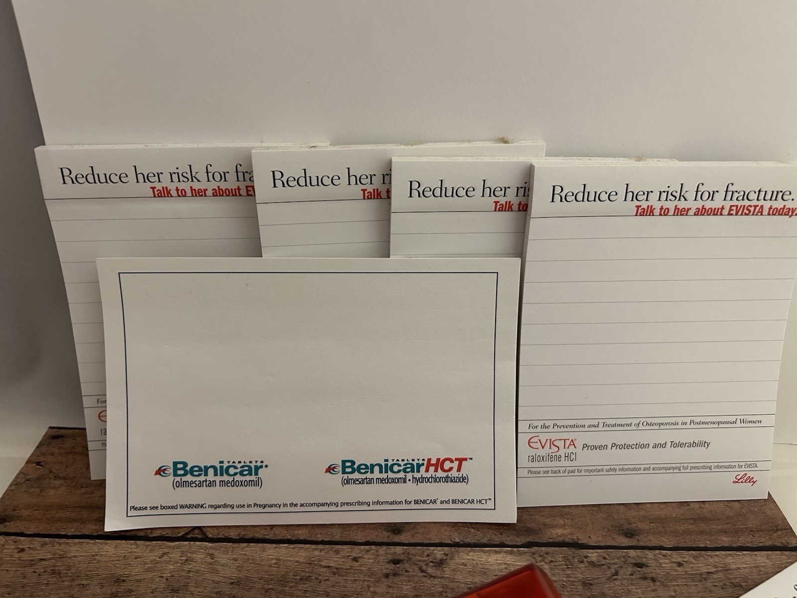 LOT 18 Advertising Pharmaceutical Drug Rep Promo Pens Stapler Notepads Untested