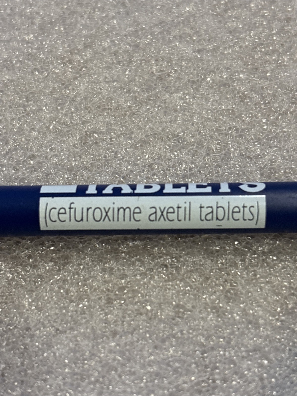 CEFTIN TABLETS Drug Rep Pen Pharmaceutical Advertising Black Ink