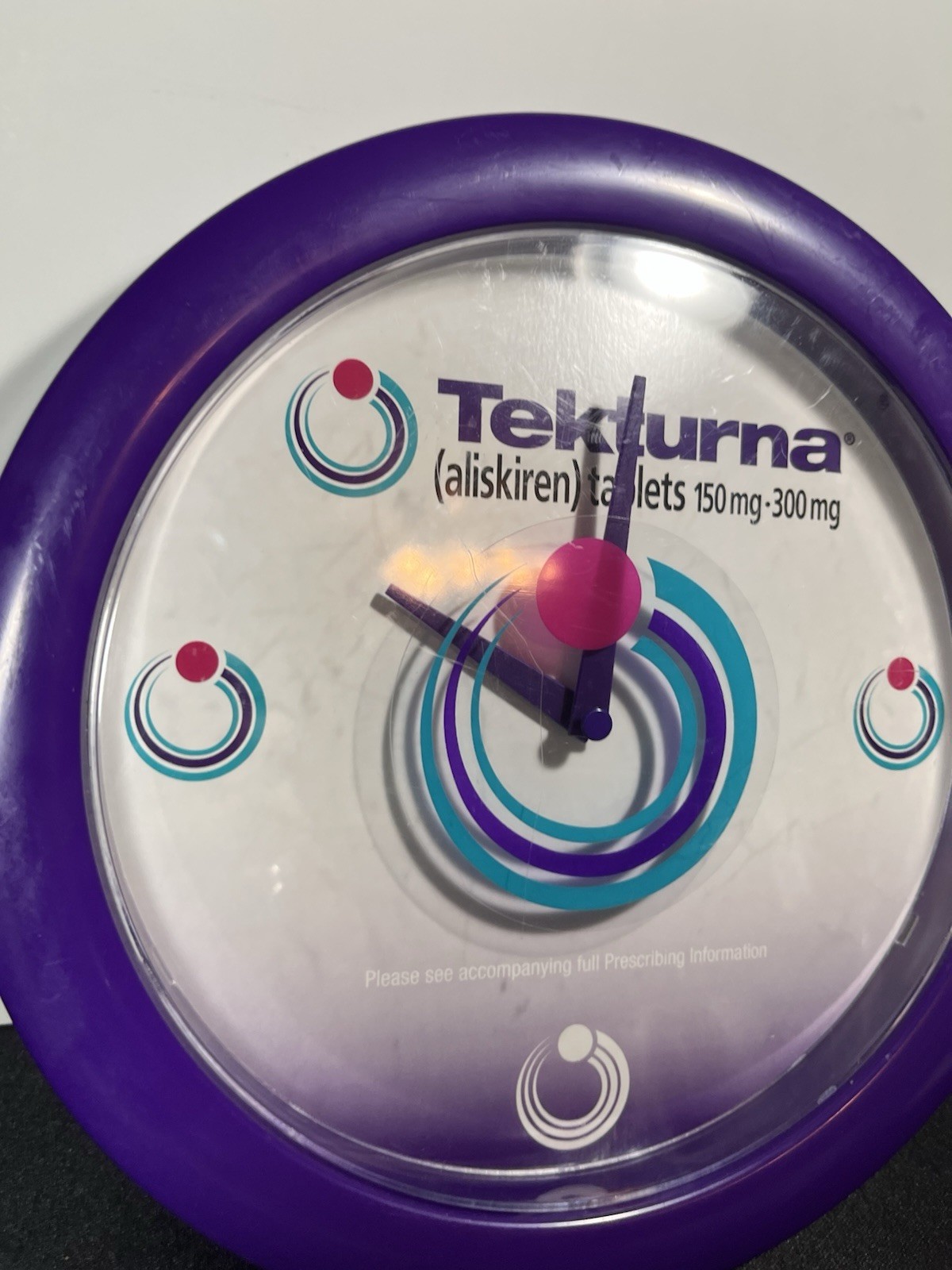 Pharmaceutical Promotion Pfizer 10″ Tekturna Clock