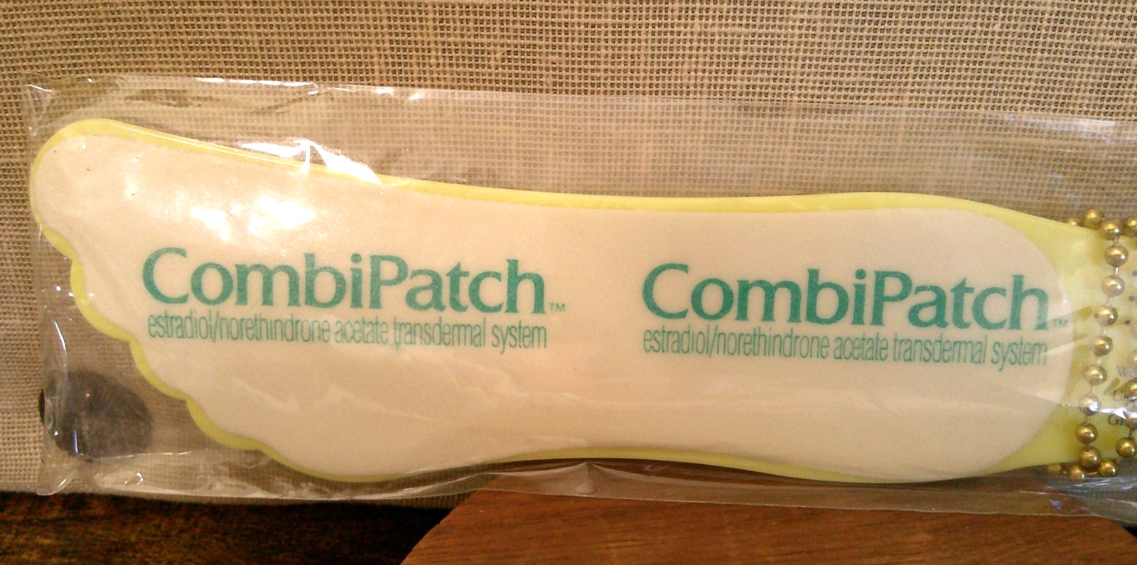 NIP CombiPatch Advertising Foot Ped File, Pharmaceutical Promotion Drug Rep Item