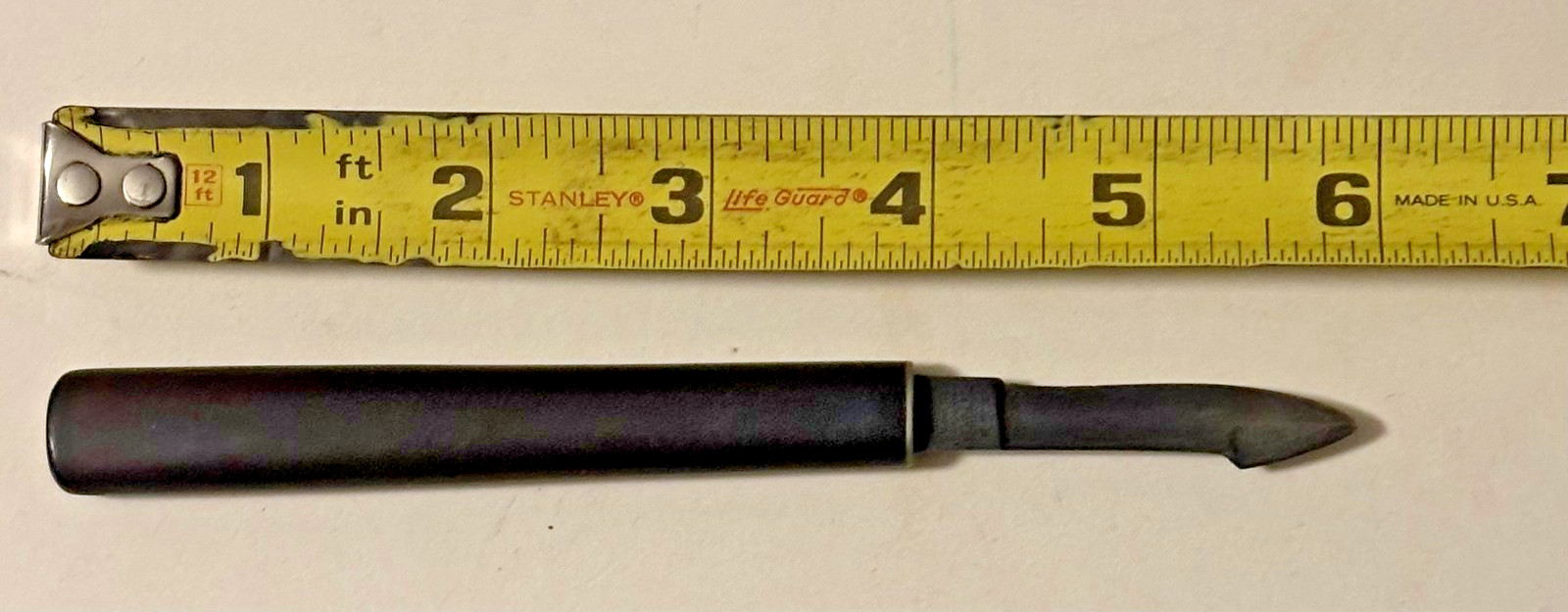 ANTIQUE WOOD HANDLE FLEAM/BLEEDER / PEN INK ERASER KNIFE RODGERS & SONS ENGLAND