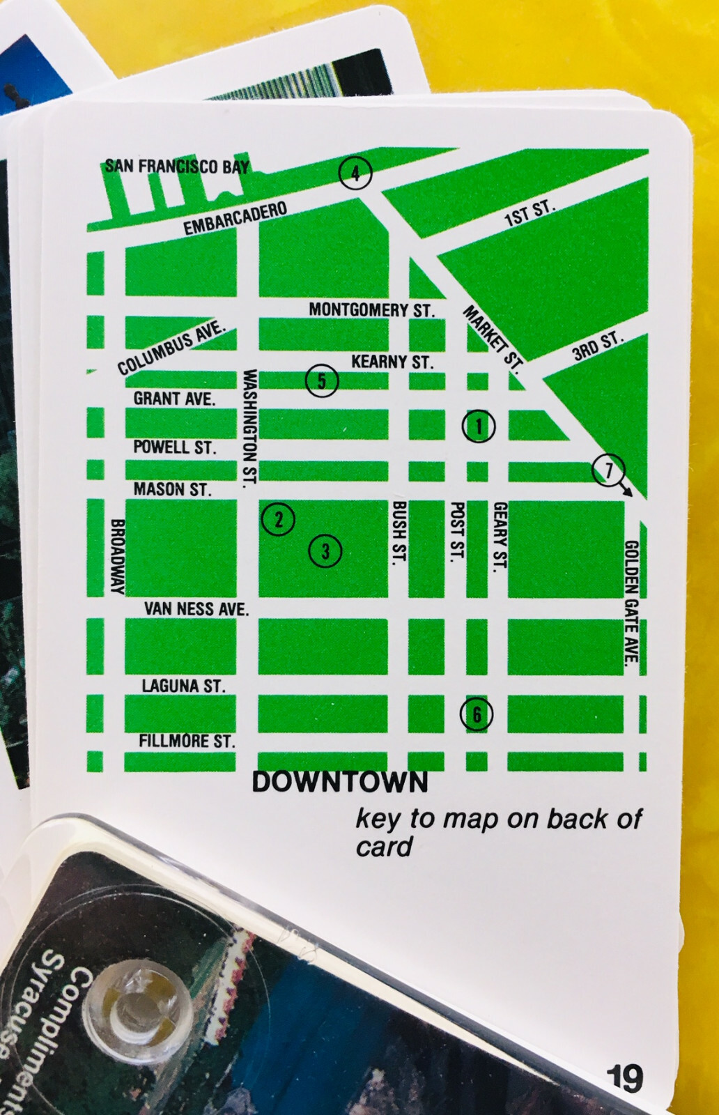 1980 Deck of San Francisco Sightseeing “Cards”, Bristol Laboratories Convention