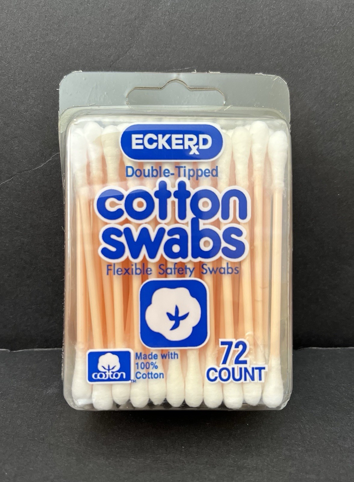 NEW Vintage Eckerd Drug Store Waxed Dental Floss (100 yd) + Cotton Swabs (72)