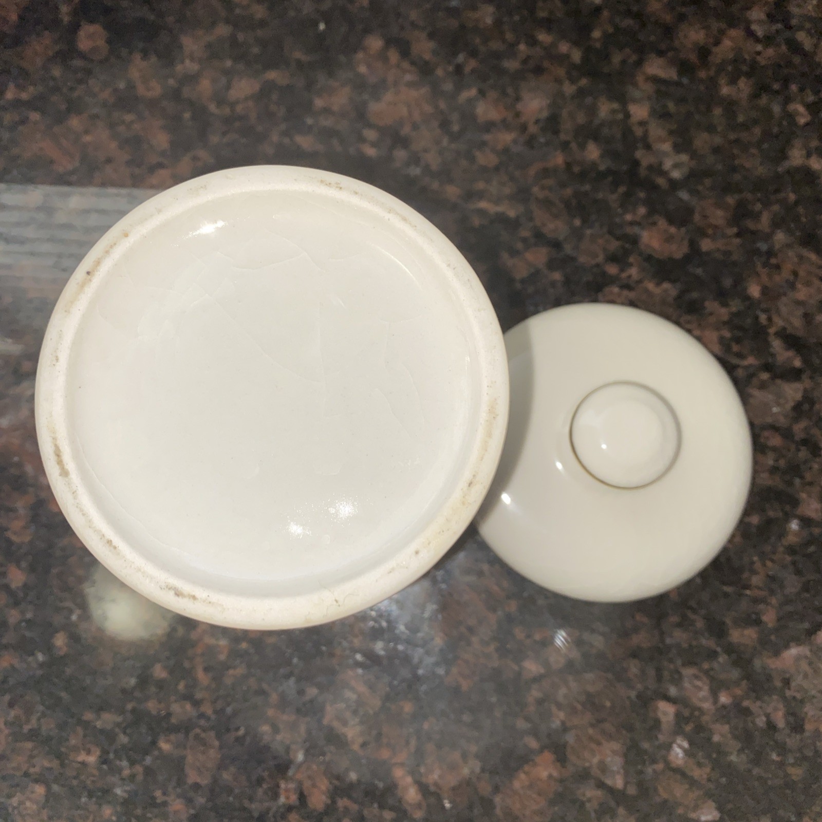 Fol. Bellad. Ceramic Apothecary Jar With Lid – Ceramic Pharmaceutical VTG 7.5