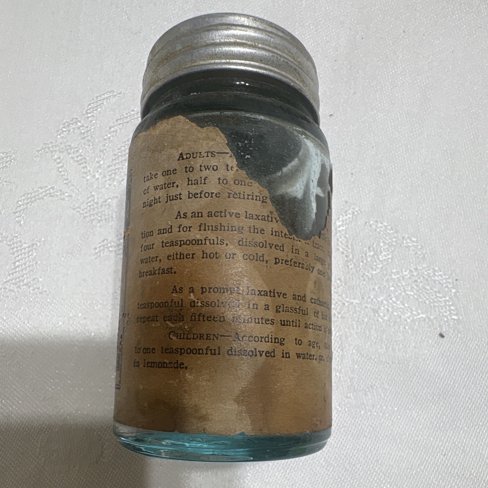 Vintage Medicine Bottle Vaseline Jar + Sal Hepatica, Anacin, Bayer Bottles Lot 4