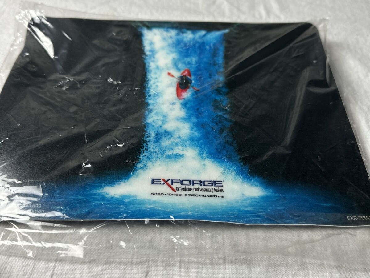 New Sealed Drug Rep EXFORGE Medicine Pharmaceutical Mouse Pad MINT Condition WoW
