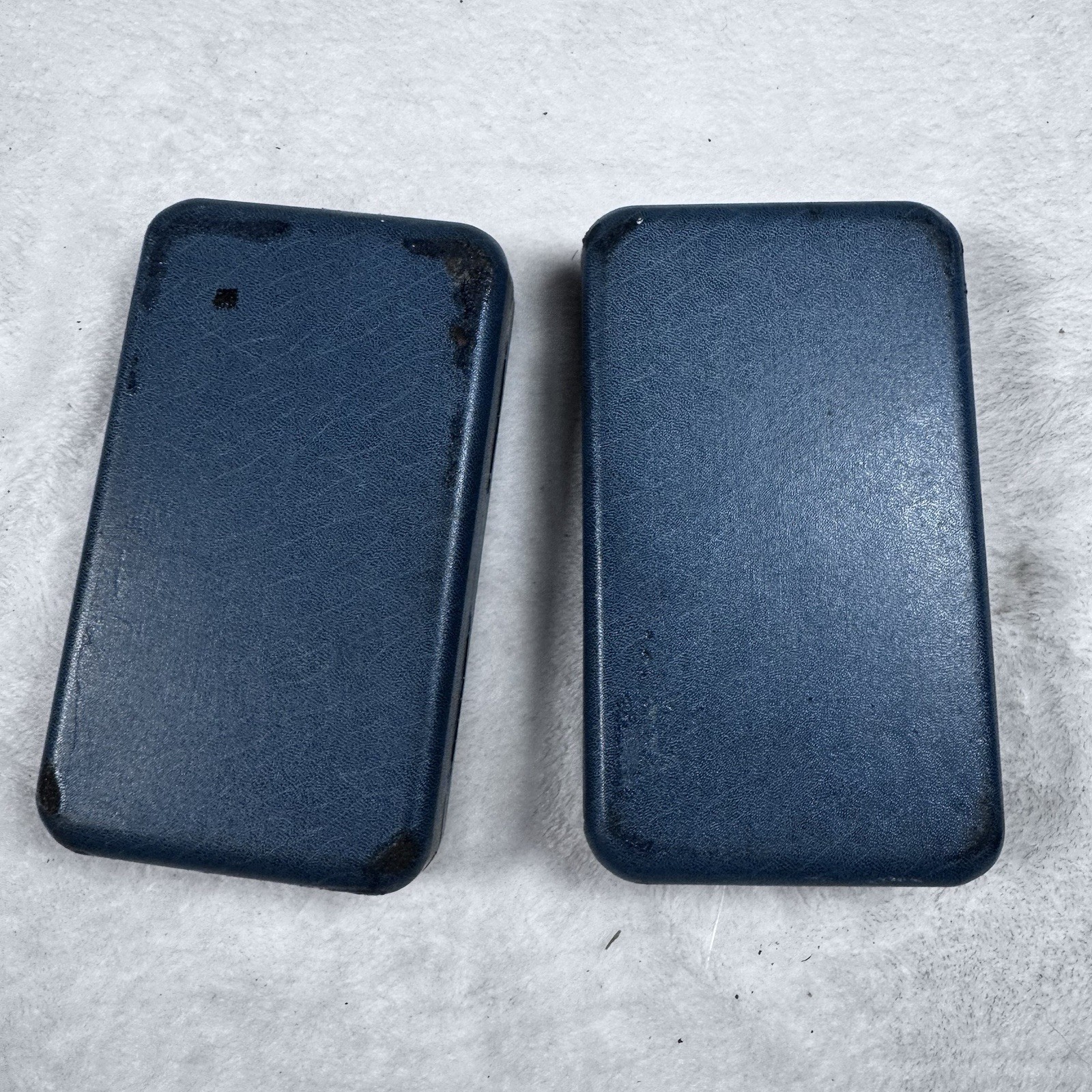 Vintage Eli Lilly Medical Ampule Case Lot of 2 Blue Metal Pharmacy Vial Tins