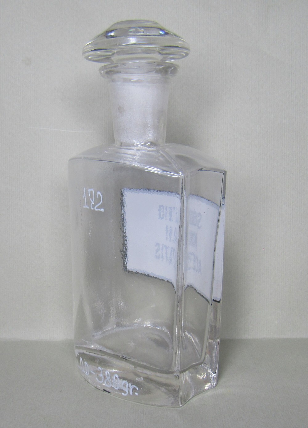 Vintage Medical Science Glass Bottle,Germany,SOLUTIO KALII ACETATIS
