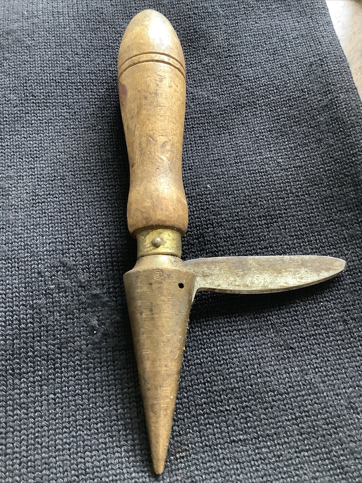 Vintage Apothecary Pharmaceutical Sharpening Tool Knife Brass Cone 7.5”