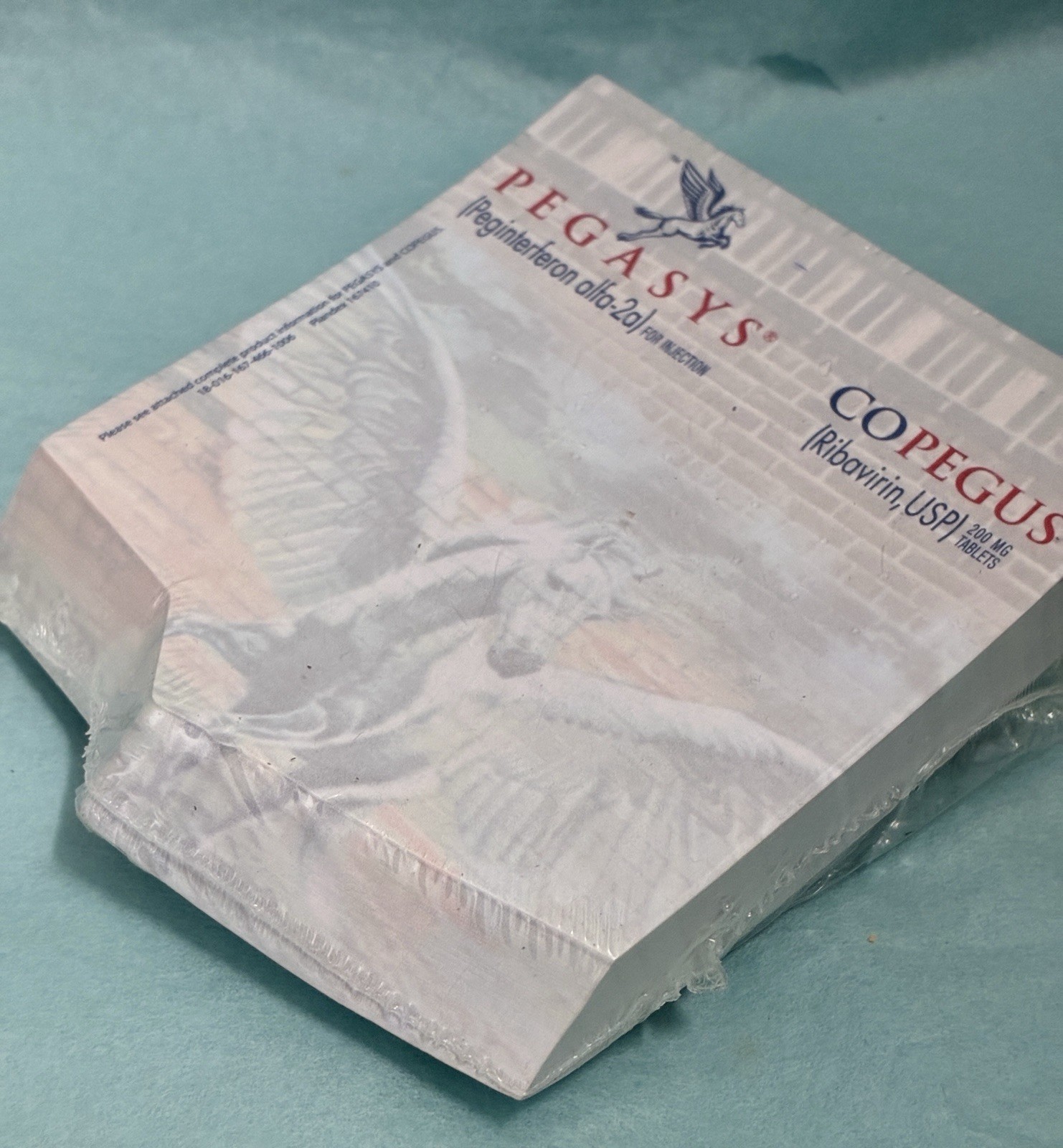 Pegasys Copegus Pharmaceutical Drug Rep Notepad Sticky Notes SEALED Roche