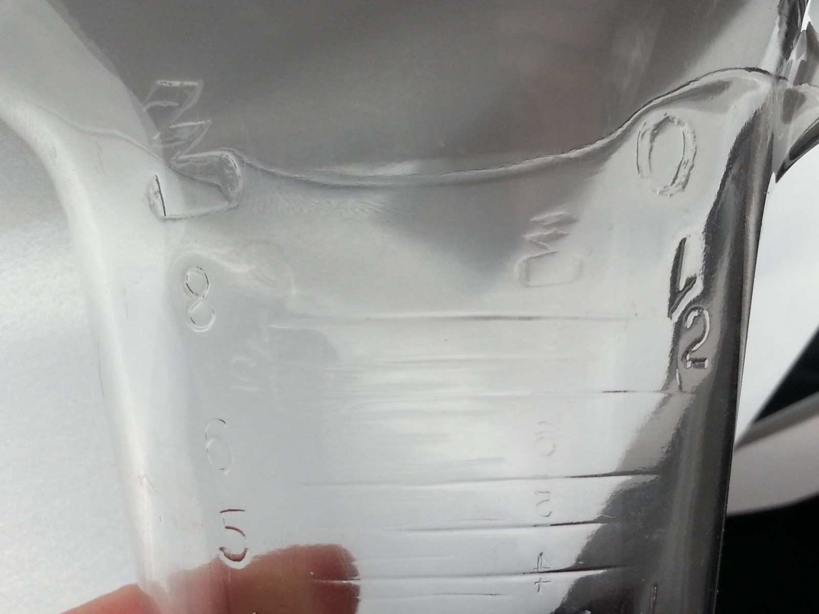 2 Piece Apothecary Clear Medical Measuring Beakers