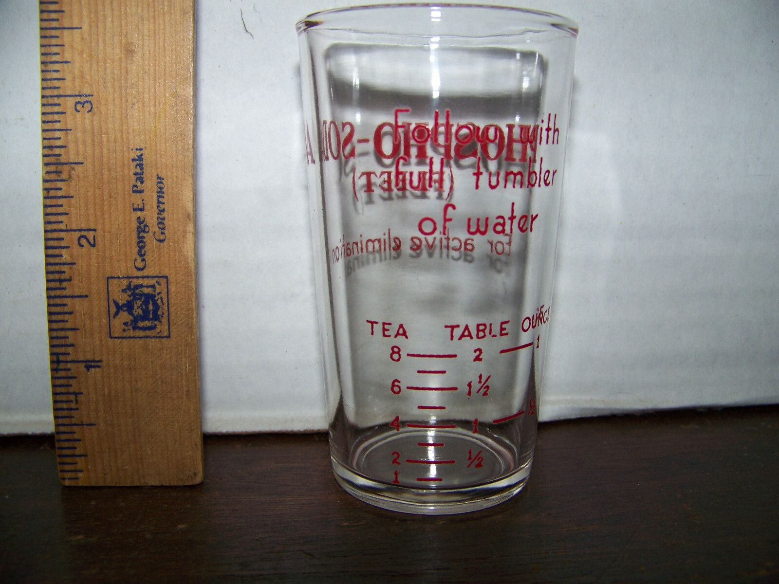 Vintage Fleet Laxative Phospho Soda Pharma Measuring Cup Shot Glass