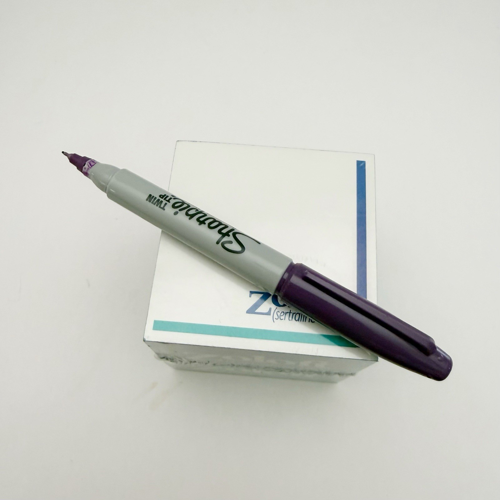 Zoloft Pfizer 1998 Note Pad Drug Rep Pharmaceutical Promo Advertising