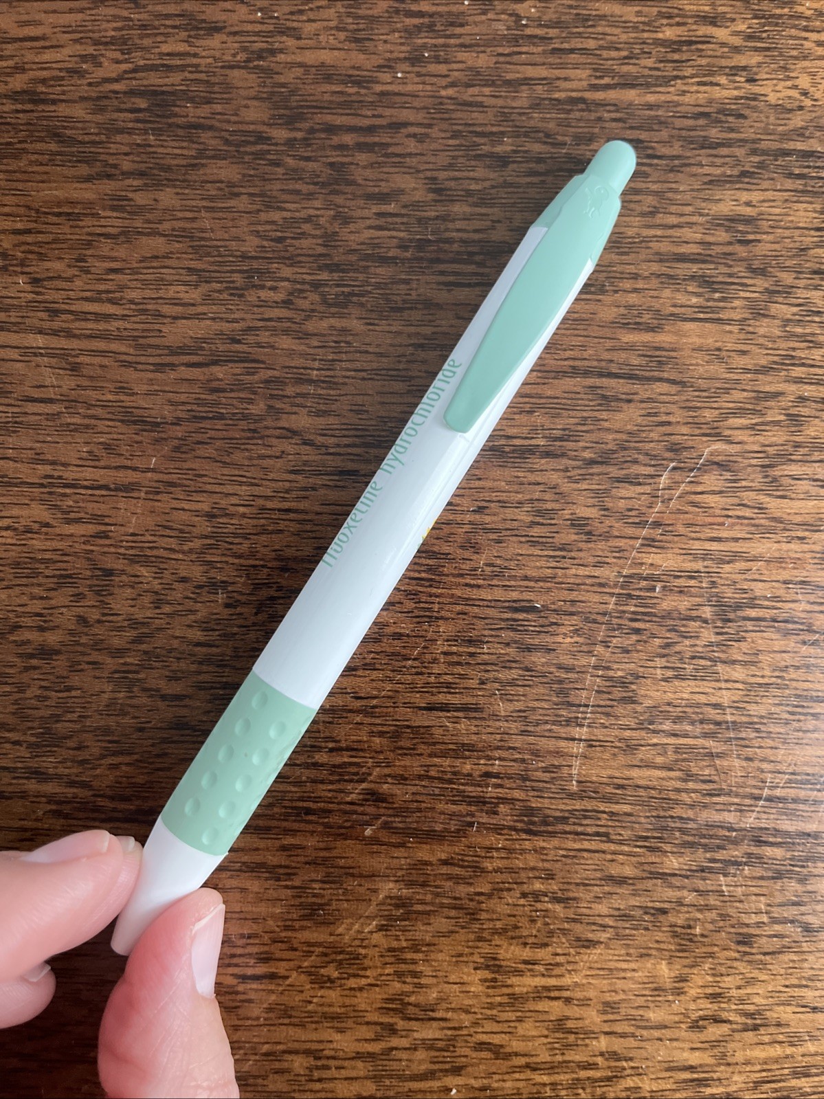 Rare SARAFEM Eli Lilly Medical Drug Rep Pharmaceutical Pen White Green PMDD