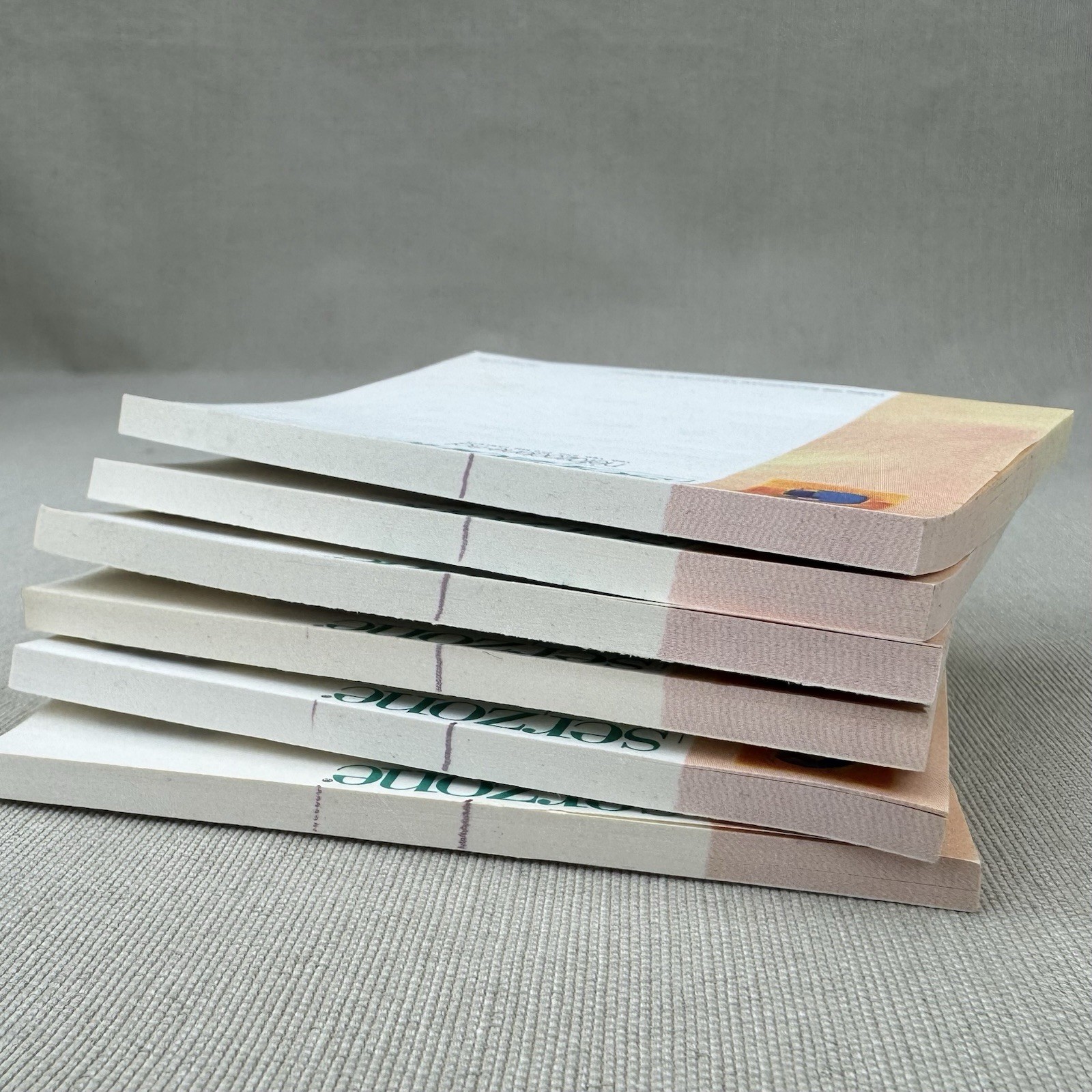 6 pads Serzone Post-It Notes Vintage Drug Rep Swag Nefazodone
