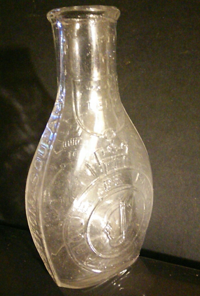Antique Glass Baby Bottle J. Grandjean 1880