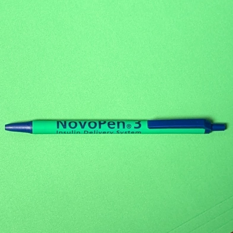 Drug Rep Pharmaceutical Promo NovoPen 3 Advertising Pen Black Ink