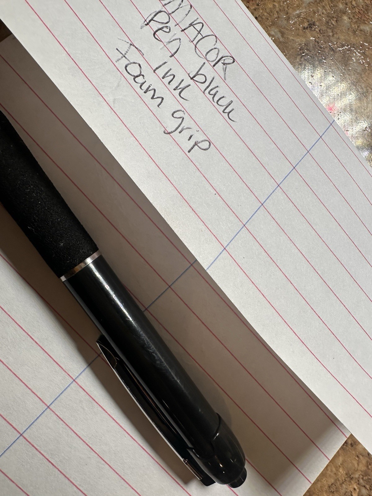 OMACOR drug Rep Pen Collectors Black Ink Click • Triglyceride Lowering Med