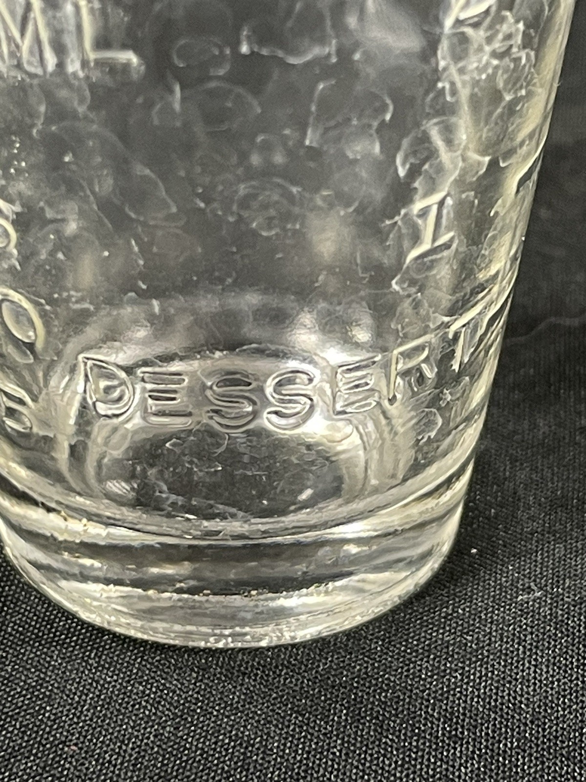 Vintage Apothecary Measuring Glass “Dessert” Marker Medicine Shot Glass